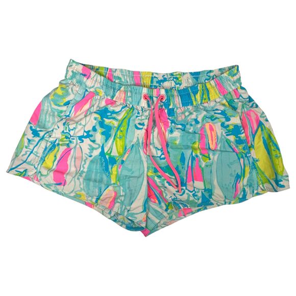 Lilly Pulitzer Run Around Pull On Shorts Size Small - Picture 2 of 5